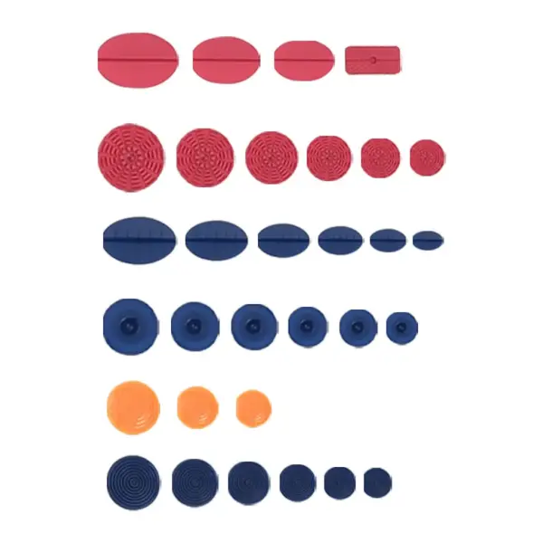 80-osaline värvita auto mõlgieemalduskomplekt liughaamri ja LED-jooneplaadiga – 4