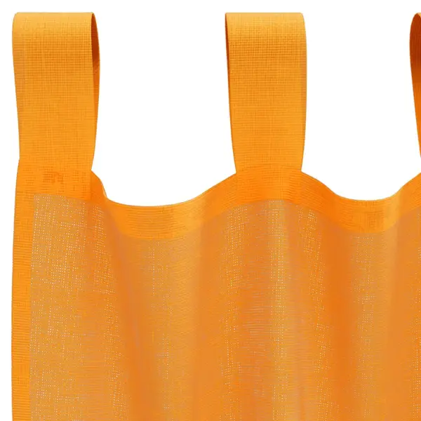 Aasadega voile kardinad, oranž, 2 tk, 140 x 245 cm – 5
