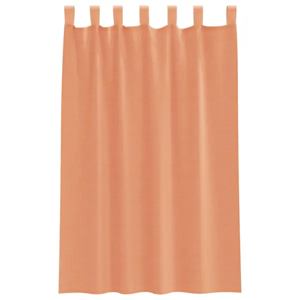 Aasadega voile-kardinad, 2 tk, terrakota, 140 x 175 cm – 4