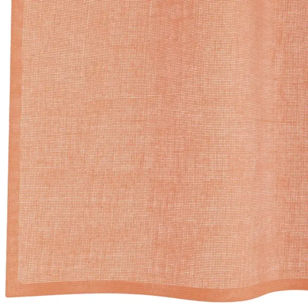 Aasadega voile-kardinad, 2 tk, terrakota, 140 x 175 cm – 6