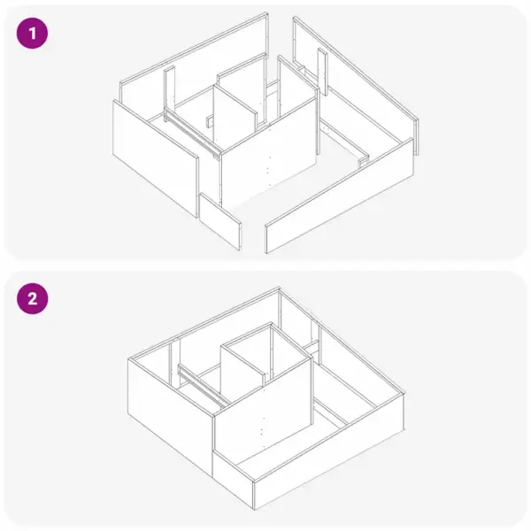 Hõbedane aia istutuskast tsingitud terasest, 100 x 100 x 50 cm – 10