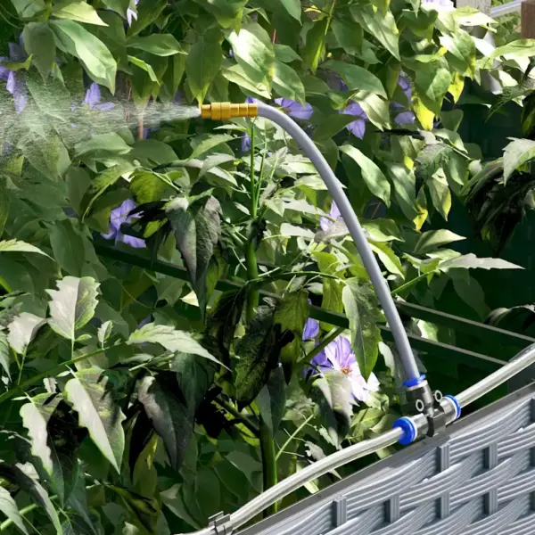 Aia istutuskastid kastmissüsteemiga, 4 tk, helehall teras, 160 x 40 x 37,5 cm – 5