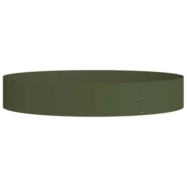 Aia istutusring külmvaltsitud terasest, oliivroheline, 5 tk, 120 x 120 x 20 cm – 5