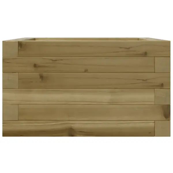 Aia taimekast immutatud männipuidust, 40 x 40 x 23 cm, pruun – 5