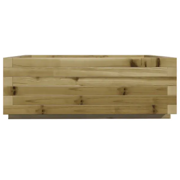 Aia taimekast survetöötlusega immutatud männipuidust, pruun, 70 x 70 x 26,5 cm – 6