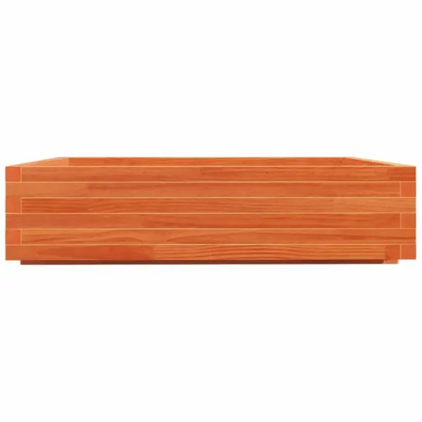 Aia taimekast vahapruunist männipuidust, 100 x 100 x 26,5 cm – 6