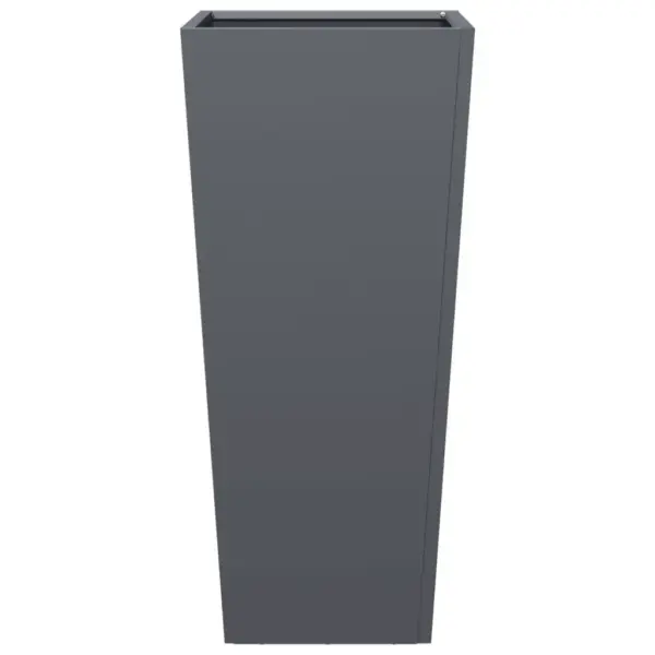 Aia taimekastid põhjaga, 2 tk, antratsiithall külmvaltsitud teras, 35 x 35 x 75 cm – 5