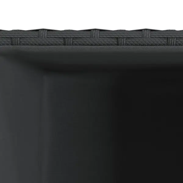 Aia taimekastid polürotangist, 2 tk, must, 30 x 30 x 60 cm – 10