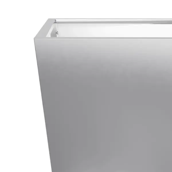 Aia taimekastid põhjaga, 2 tk, tsingitud teras, hõbedane, 30 x 30 x 30 cm – 9