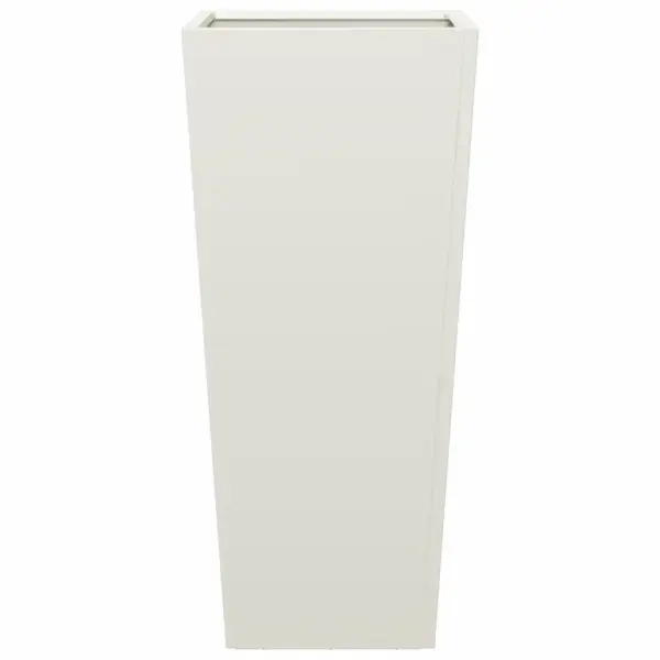 Kõrged aia taimekastid põhjaga, 2 tk, valge külmvaltsitud teras, 35 x 35 x 75 cm – 7