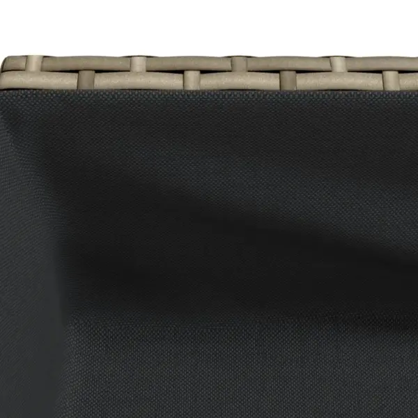 Aia taimekastid riiuliga, 2 tk, hall polürotang, 70 x 28 x 70 cm – 11