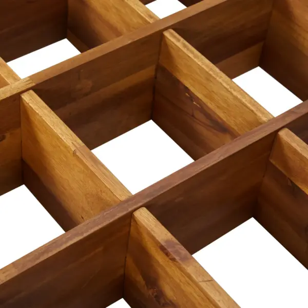 Aia taimelava 9 jaotisega õliviimistlusega akaatsiapuidust 60 x 60 x 15 cm – 5