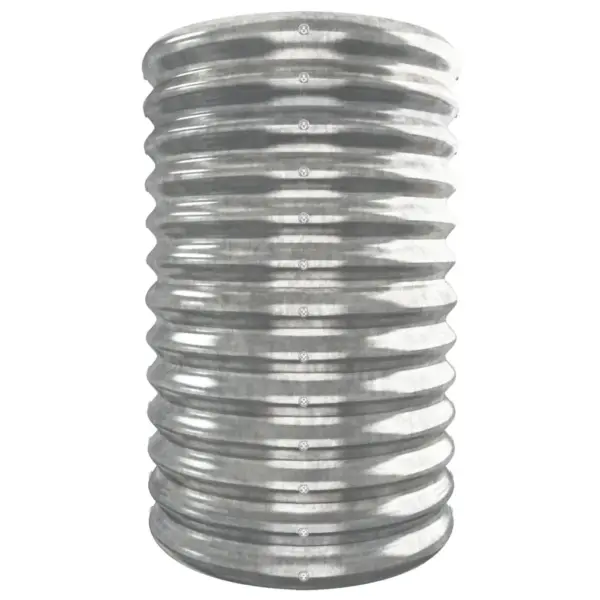 Aia taimelava galvaniseeritud terasest, hõbedane, ovaalne, 332 x 40 x 68 cm – 4