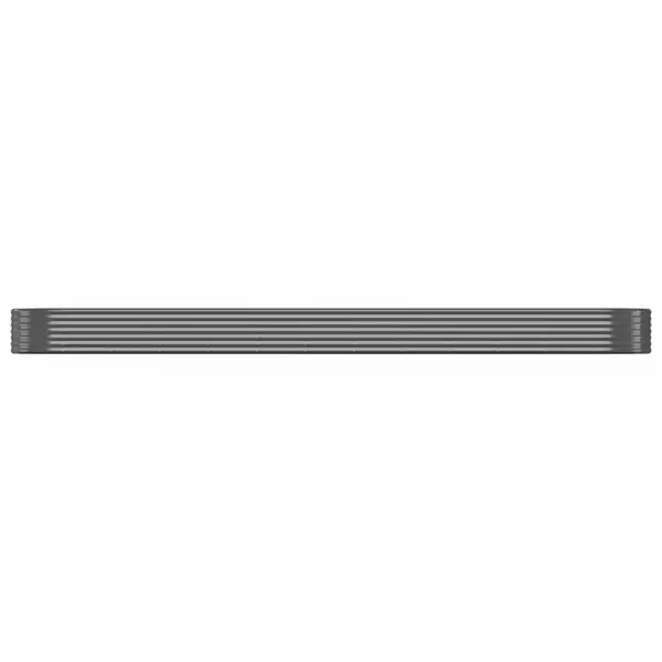Aia taimelava galvaniseeritud terasest, ovaalne, antratsiithall, 507 x 100 x 36 cm - 3