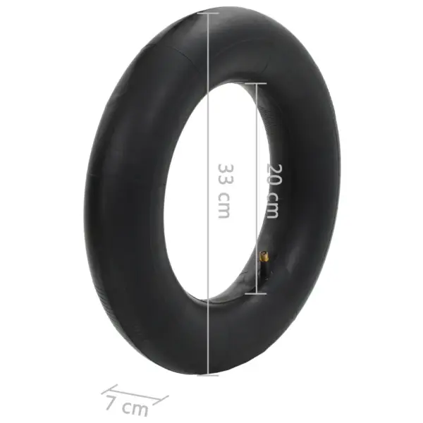 Aiakäru sisekummid TR13 ventiiliga, 2 tk, must, 3.50-8 / 16 x 4 / 4.00-8 / 400×100 – 6