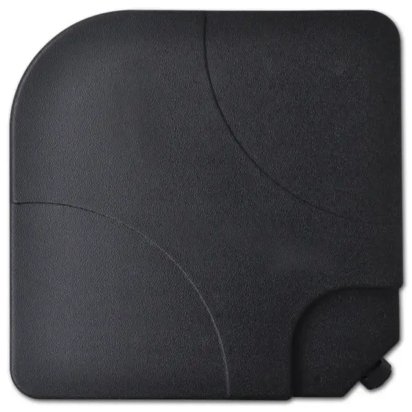 Aiapäikesevari vända ja täidetava alusega, valge, 5 m – 6