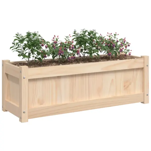 Aiataimekast 90 x 31 x 31 cm, töötlemata männipuidust - 4