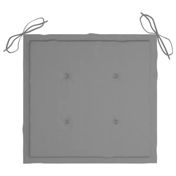 Aiatoolid hallide patjadega, 2 tk, õliviimistlusega akaatsiapuit ja roostevaba teras, 60 x 56 x 85 cm – 9