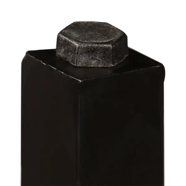 Tööstusliku stiiliga akaatsiapuidust baarilaud terasraamiga, 150 x 70 x 107 cm – 6