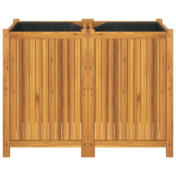 Akaatsiapuidust taimekast lausriidest kotiga, 100 x 50 x 75 cm – 4