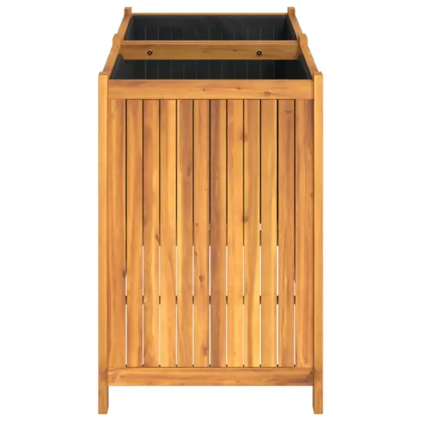 Akaatsiapuidust taimekast lausriidest kotiga, 100 x 50 x 75 cm – 6