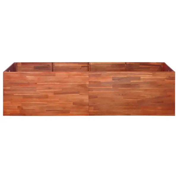 Akaatsiapuidust taimelava, pruun, 200 x 50 x 50 cm – 2