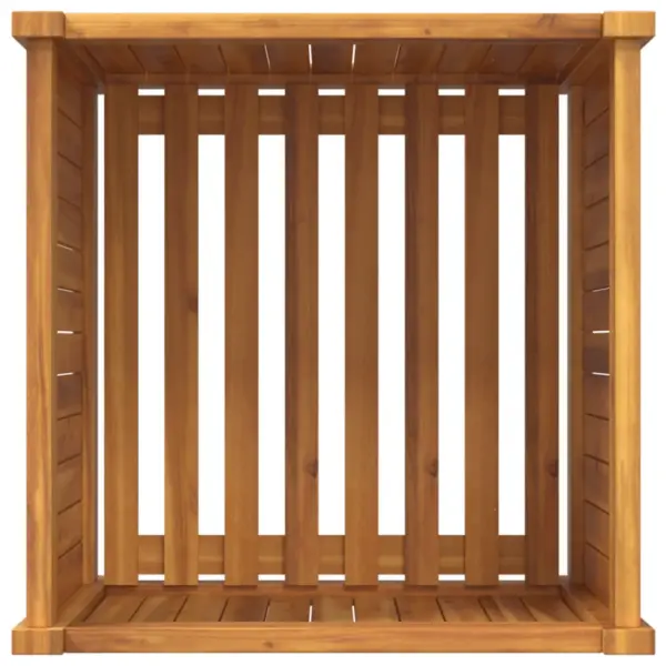 Akaatsiapuidust taimelava lausriidest kotiga, 50 x 50 x 50 cm – 8