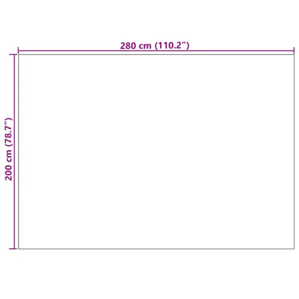 Libisemisvastane alavaip Lugo, kreem ja taupe, polüester, 280 x 200 cm – 8