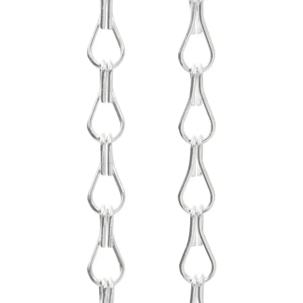 Alumiiniumist kettidest ukse putukavõrk, hõbedane, 90 x 212 cm – 4