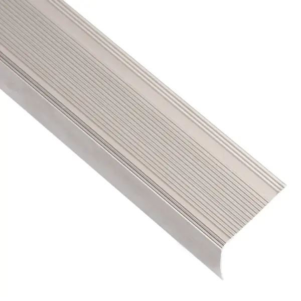 L-kujuline trepiliist trepiservade kaitseks, alumiinium, 100 cm, šampanja, 15 tk - 3