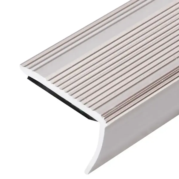 L-kujuline trepiliist trepiservade kaitseks, alumiinium, 100 cm, šampanja, 15 tk - 5