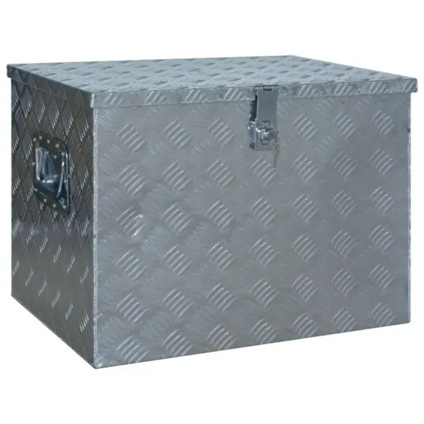 Alumiiniumist lukustatav hoiukast, 610 x 430 x 455 mm, hõbedane – 2