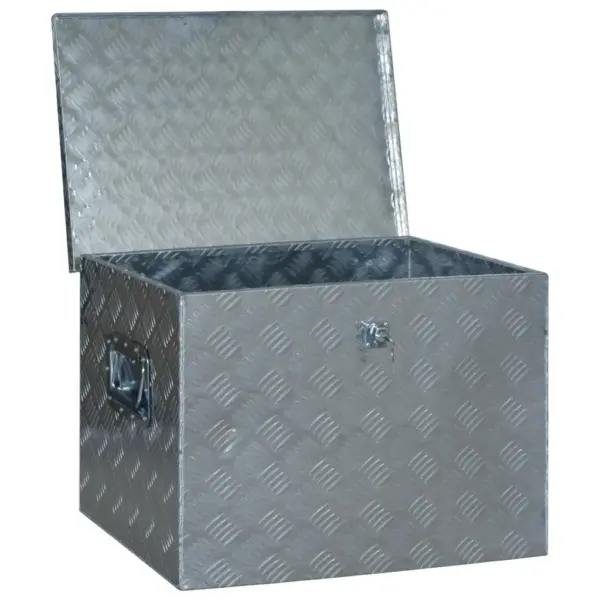 Alumiiniumist lukustatav hoiukast, 610 x 430 x 455 mm, hõbedane – 5