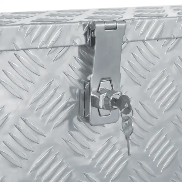 Alumiiniumist lukustatav hoiukast kahe käepidemega, 76,5 x 26,5 x 33 cm, hõbedane – 7