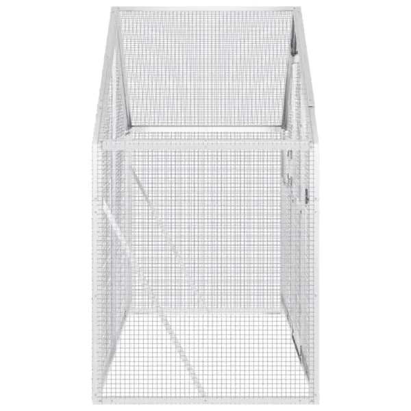 Alumiiniumist välilindla lukustatava ukse ja aknaga, hõbedane, 179 x 100 x 185 cm – 4