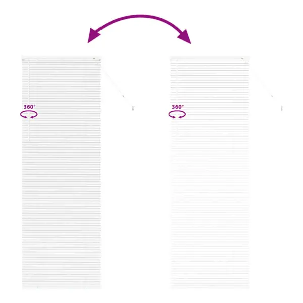 Valge alumiiniumist Veneetsia ribakardin 220 x 80 cm – 11