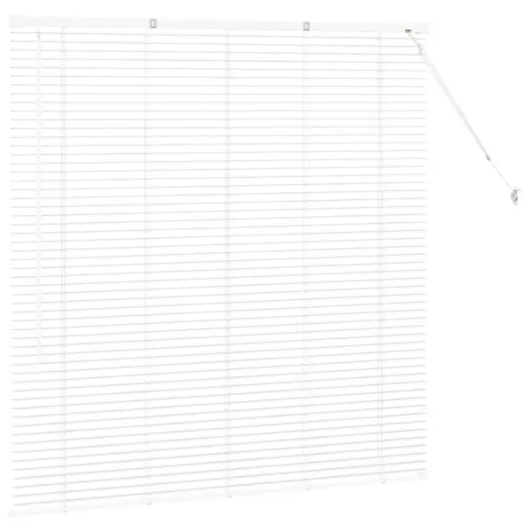 Alumiiniumist Veneetsia ruloo, valge, 130 x 125 cm - 6