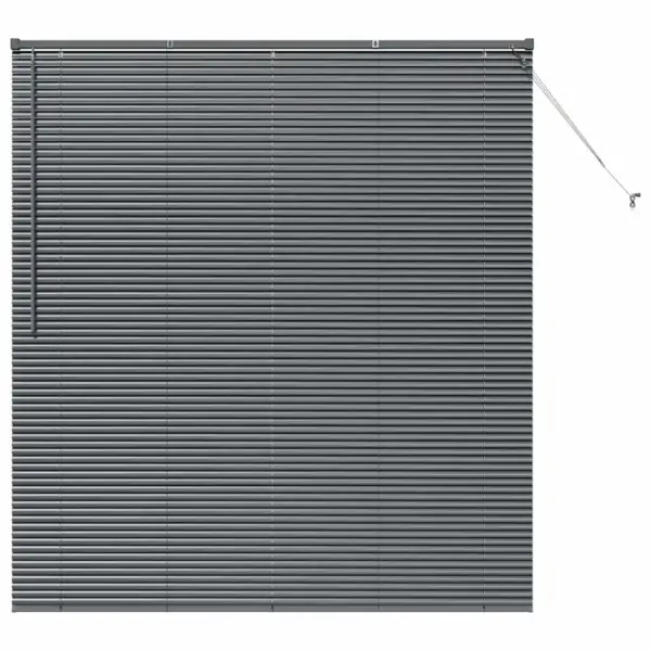 Alumiiniumist Veneetsia ruloo, tumehall, 175 x 155 cm - 2