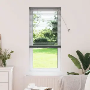 Alumiiniumist Veneetsia ruloo, tumehall, 175 x 65 cm
