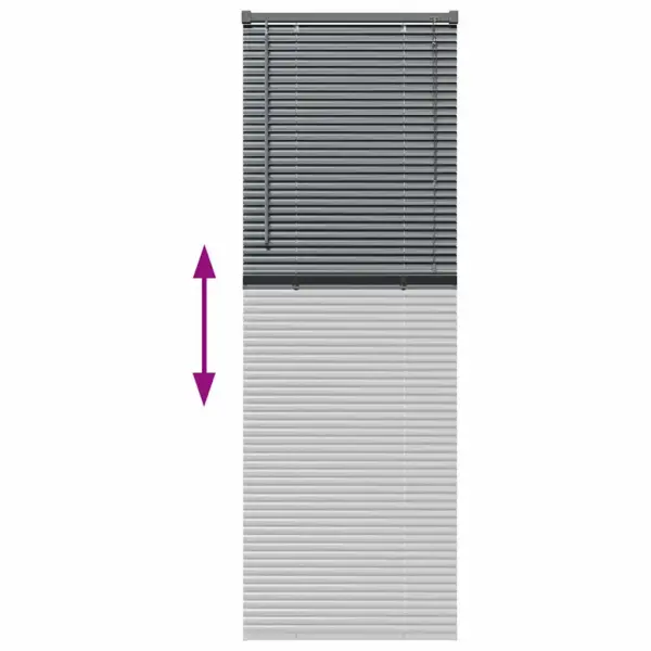 Alumiiniumist Veneetsia ruloo, tumehall, 175 x 65 cm – 12
