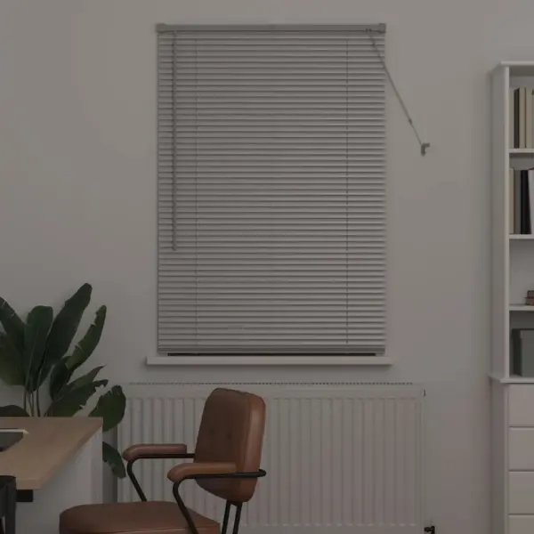 Hõbedane alumiiniumist Veneetsia ruloo 175 x 95 cm – 3