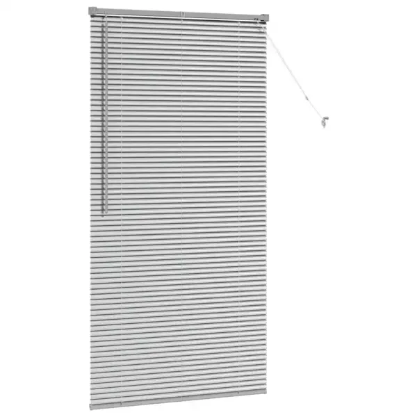 Hõbedane alumiiniumist Veneetsia ruloo 175 x 95 cm – 5