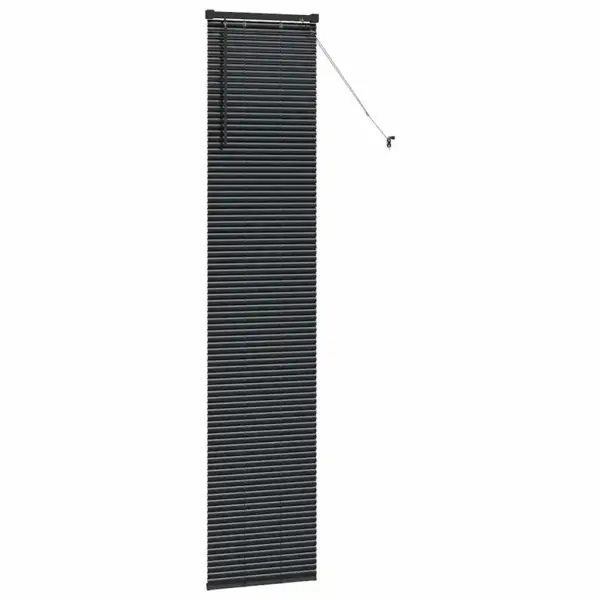 Alumiiniumist Veneetsia ruloo, must, 220 x 50 cm – 5