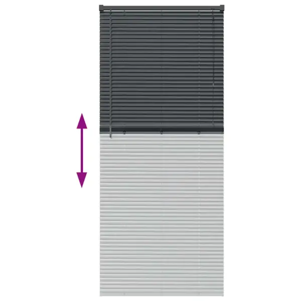 Alumiiniumist Veneetsia ruloo, tumehall, 175 x 70 cm - 12