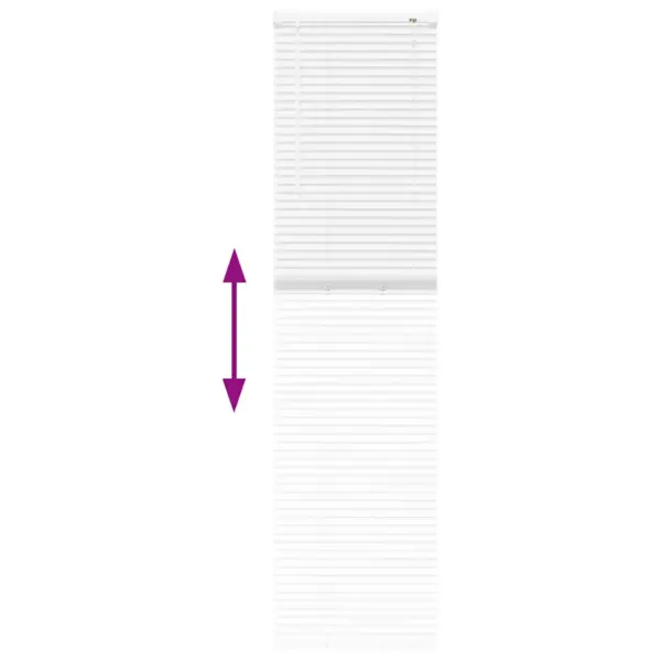 Valge alumiiniumist veneetsia ruloo, 175 x 40 cm – 12
