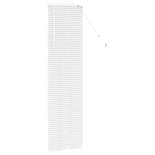 Valge alumiiniumist veneetsia ruloo, 175 x 40 cm – 5