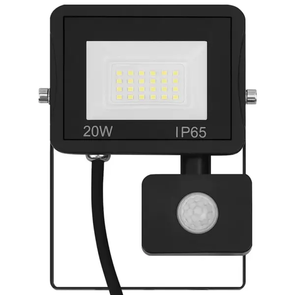 Anduriga LED-prožektor õuevalgustuseks, 20 W, soe valge, must, 13 x 16,5 cm – 3