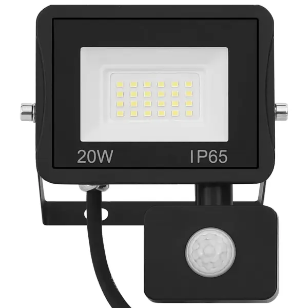 Anduriga LED-prožektor õuevalgustuseks, 20 W, soe valge, must, 13 x 16,5 cm – 4