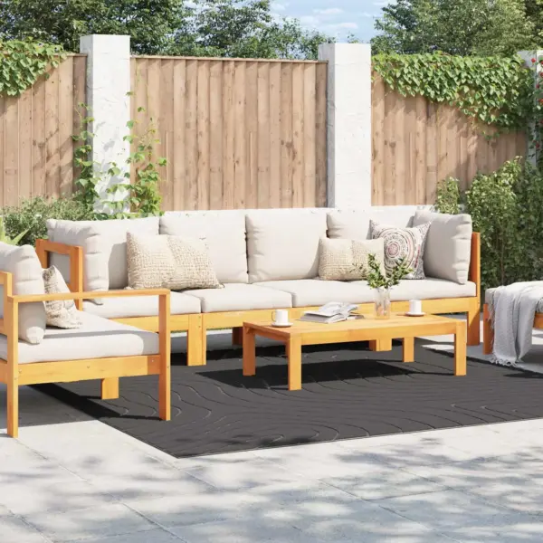 Libisemisvastane kandiline põrandavaip Palmeras, antratsiit, polüester, 240 x 240 cm – 3