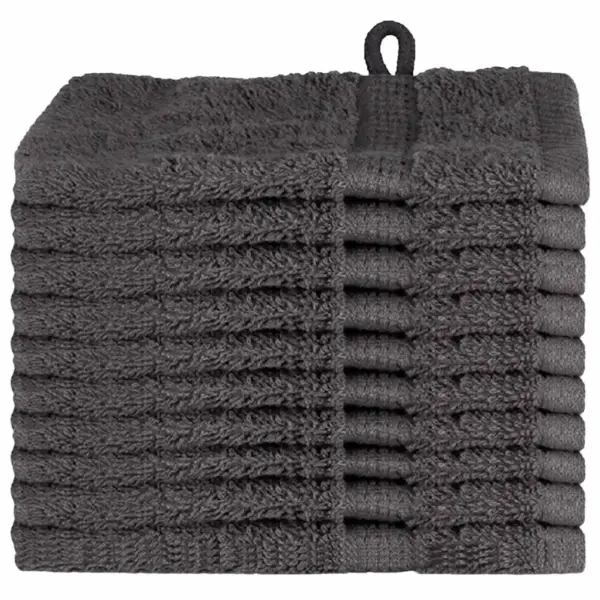 SOLUND külalisterätikute komplekt, 10 tk, antratsiit, 15 x 21 cm, 100% puuvill, 550 g/m² – 2